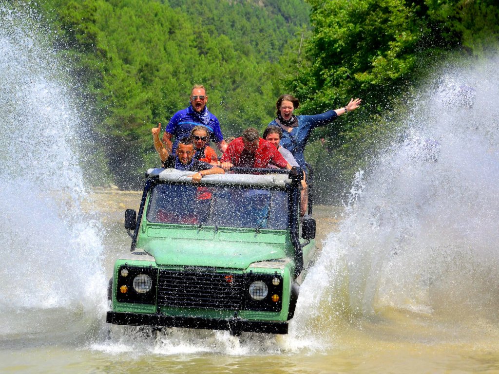 Antalya Rafting & Jeep Safari & Zip Line Tour